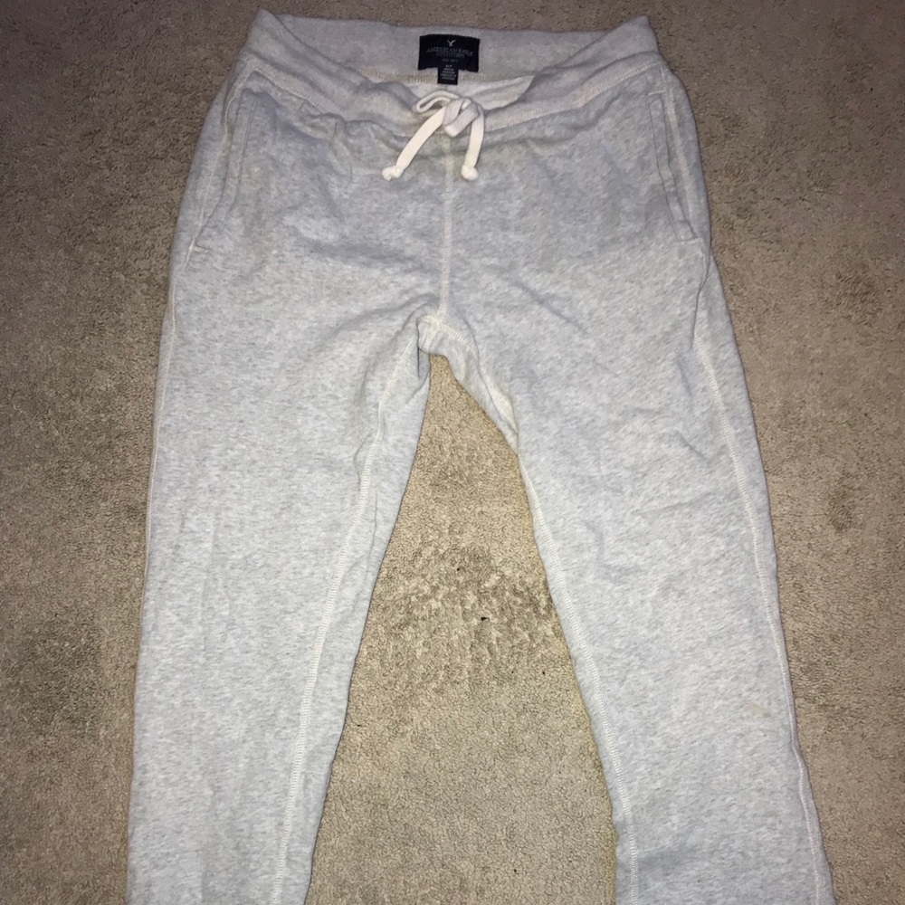 Men’s American Eagle Tan/Grey Sweatpants sz Small